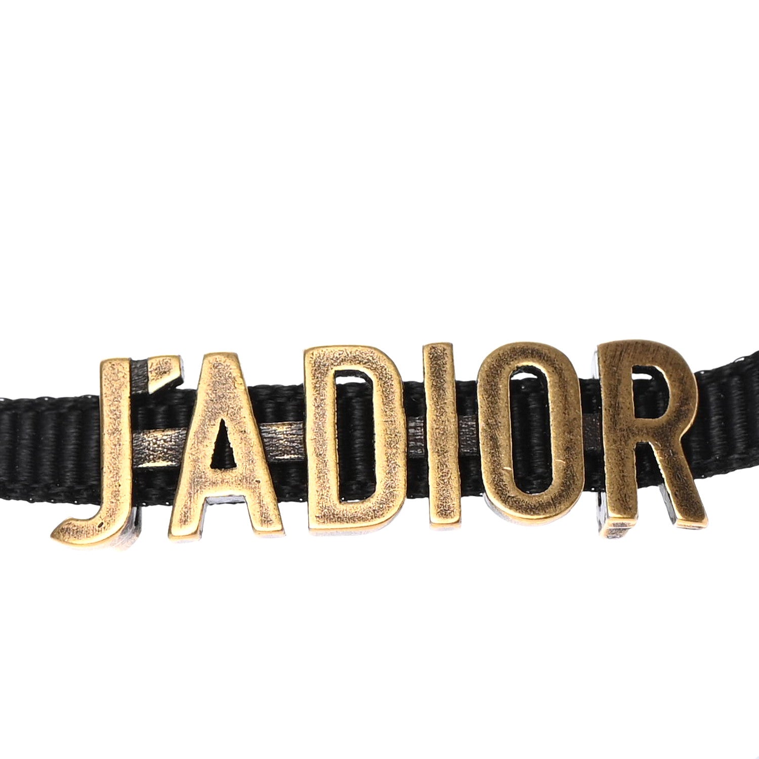 Christian Dior Grosgrain Ribbon J'Adior Logo Choker Necklace Black 4 of 5