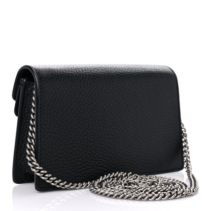 Gucci Calfskin Super Mini Dionysus Shoulder Bag Black 4 of 10