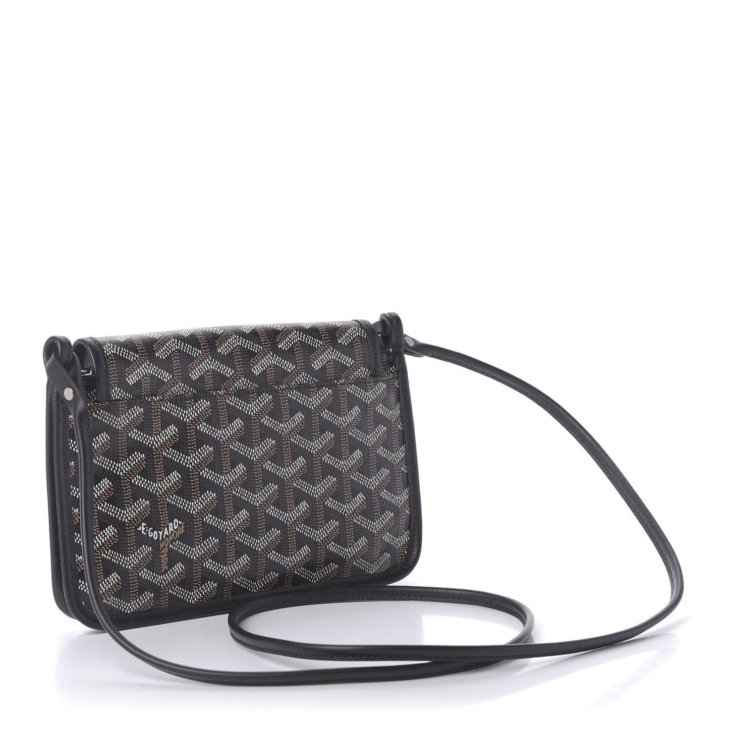 Goyardine Plumet Wallet Clutch Black