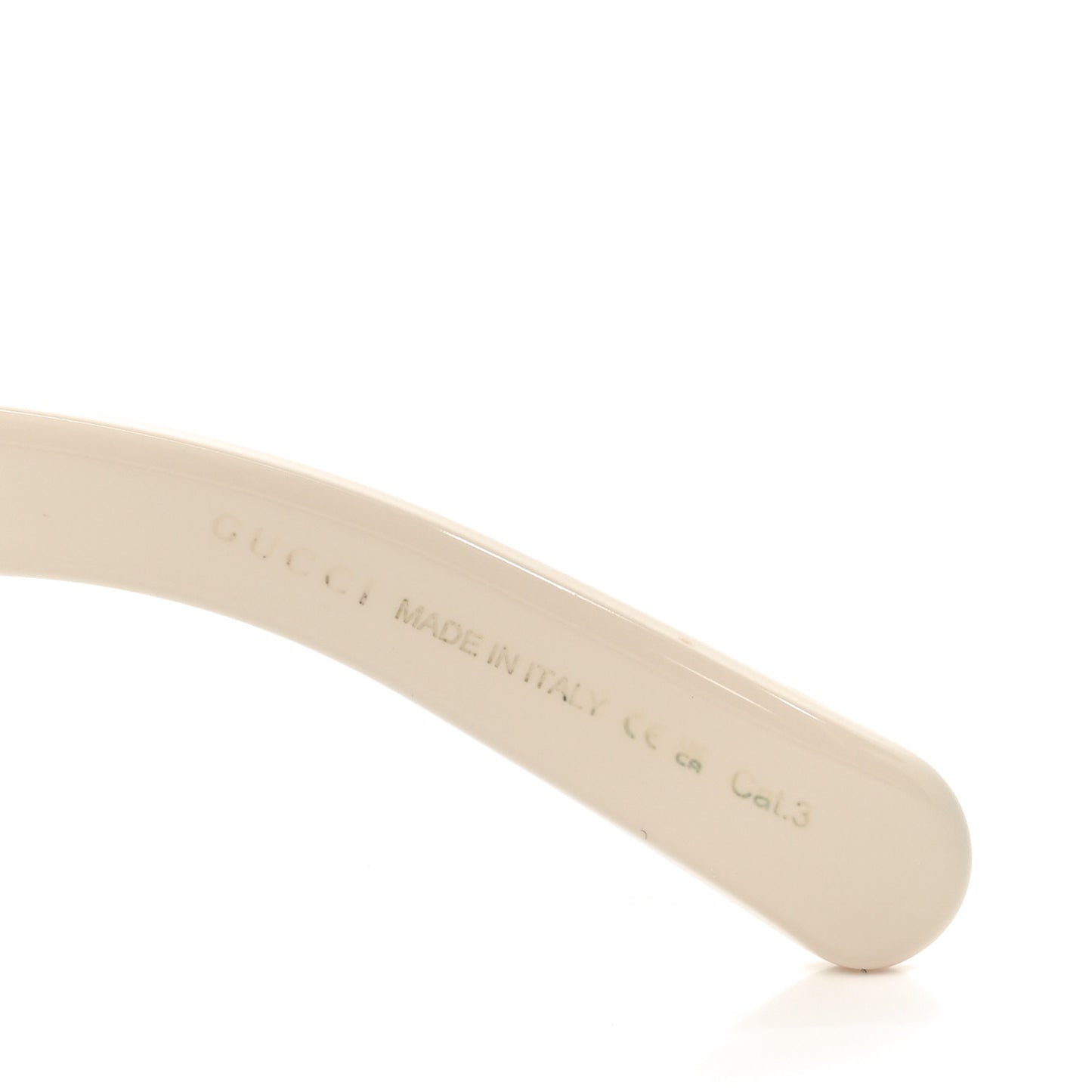 Acetate Rectangular Sunglasses GG1403SK White