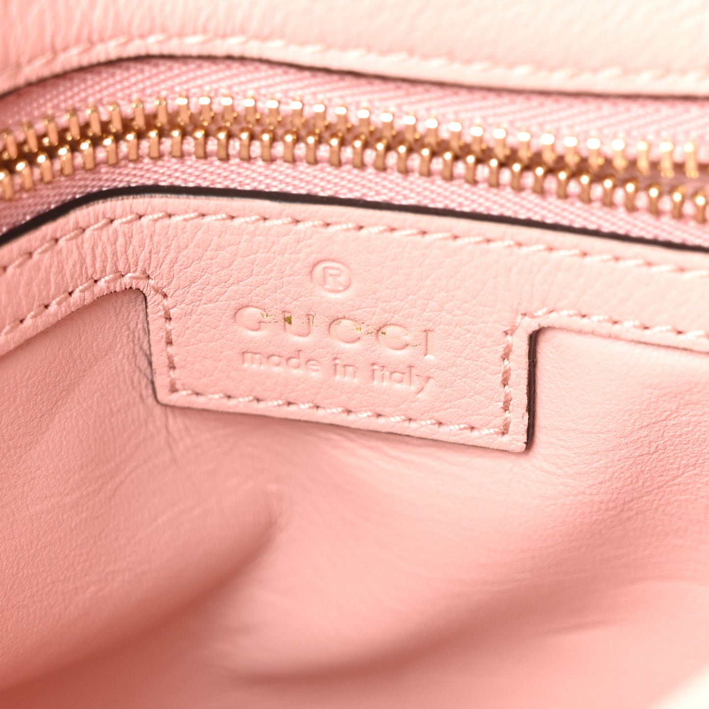 Roxy Calfskin Web Medium Blondie Top Handle Shoulder Flap Bag Powder Pink