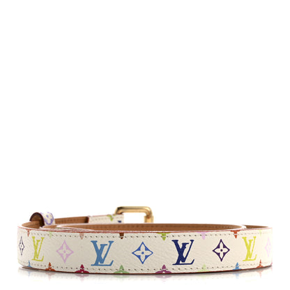 Louis Vuitton Monogram Multicolor Belt 80 32 White 2 of 9
