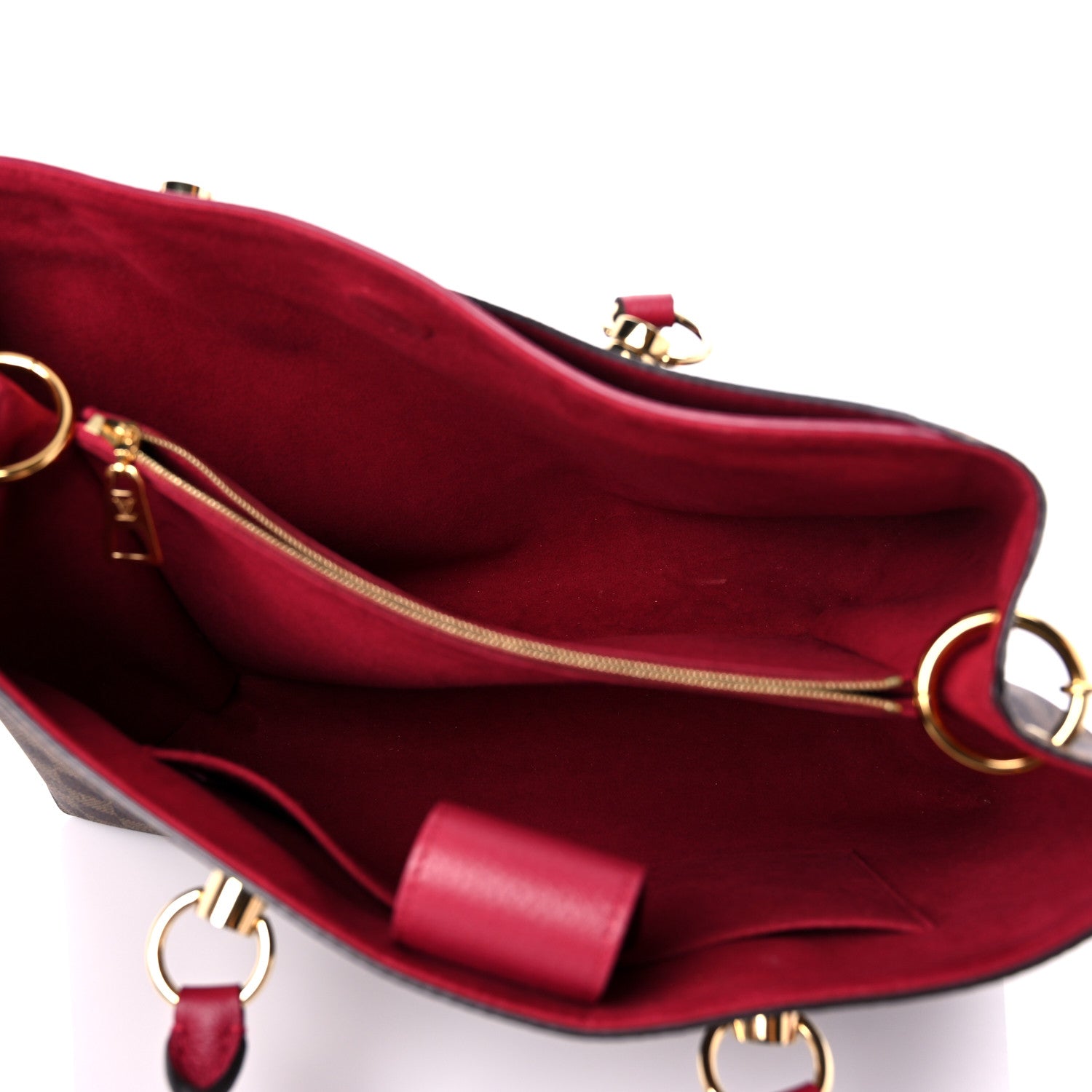 Louis Vuitton Damier Ebene LV Riverside Lie De Vin 5 of 13