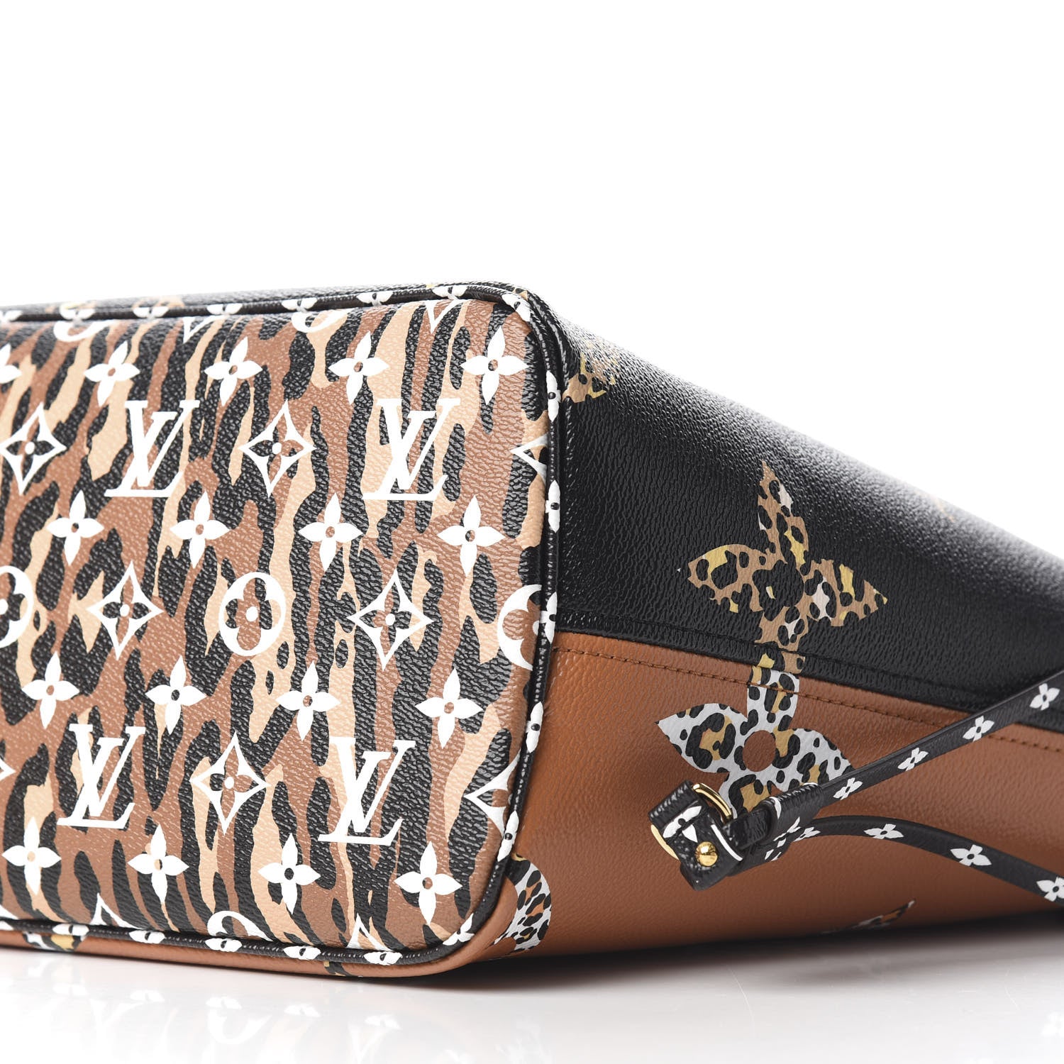 Louis Vuitton Monogram Giant Jungle Neverfull MM Black 6 of 10