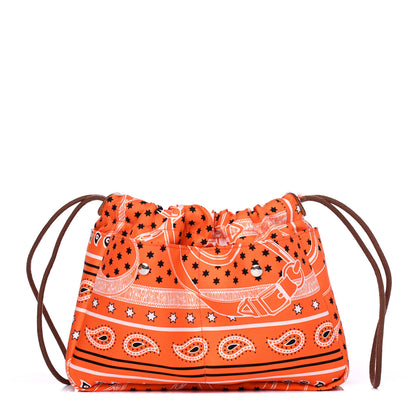 Hermes Barenia Silk Eperons d'Or Fourbi 20 PM Pouch Orange Fauve 1 of 4