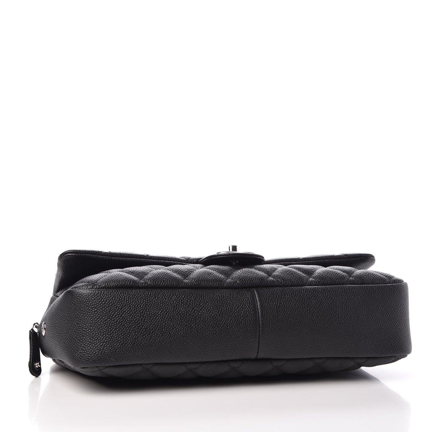 Caviar Quilted Jumbo Easy Flap Black