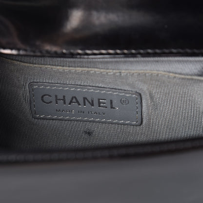 Chanel Glazed Calfskin Small Boy Flap Black 6 of 12