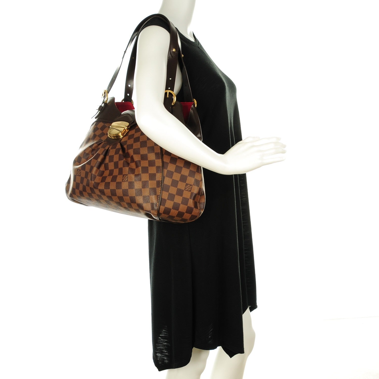 Louis Vuitton Damier Ebene Sistina GM 2 of 7