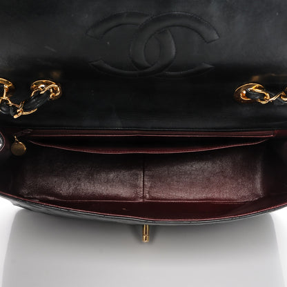 Chanel Lambskin Quilted XL Jumbo Single Flap Black 5 of 8
