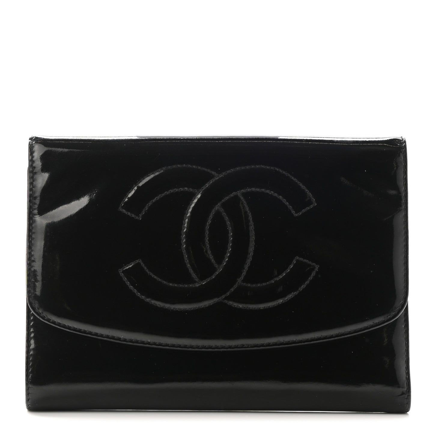 Patent Timeless CC Wallet Black