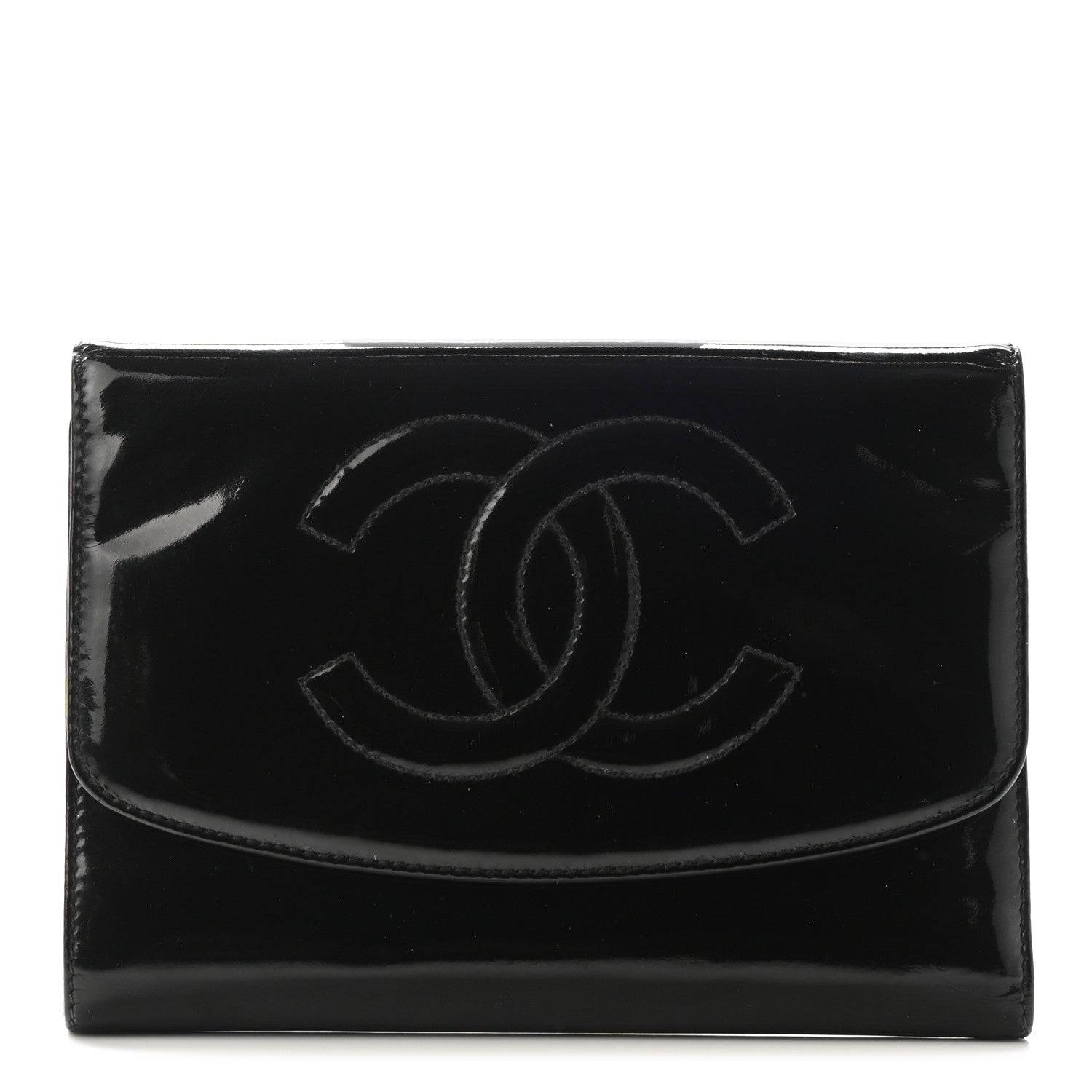 Chanel Patent Timeless CC Wallet Black 1 of 8