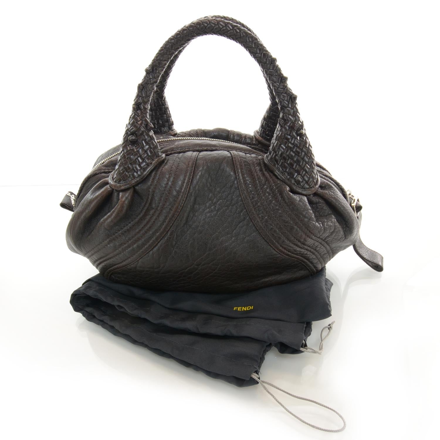 Fendi Nappa Nuvolata Spy Bowler Moro 3 of 9