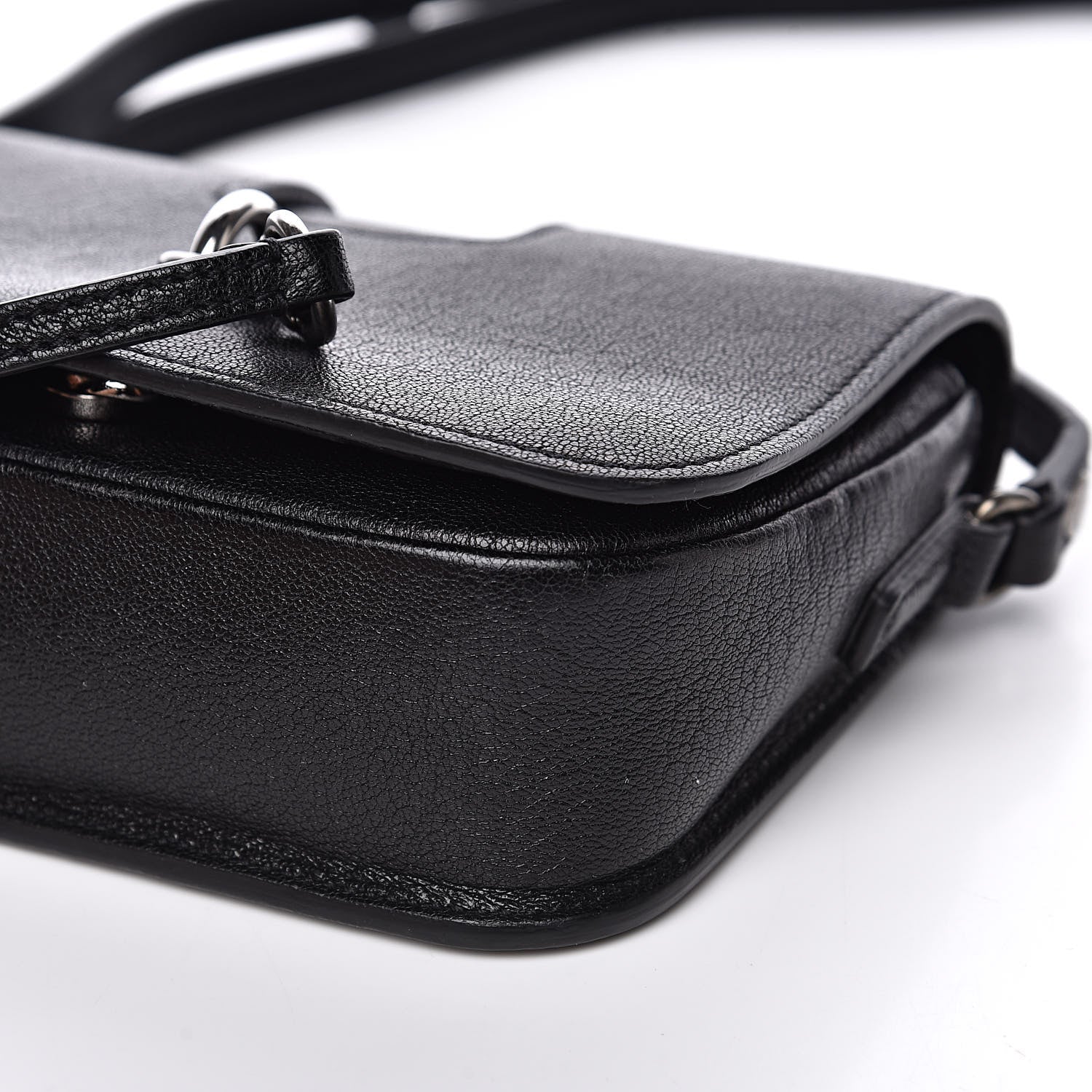 Saint Laurent Lambskin Toy Charlotte Messenger Bag Black 8 of 12