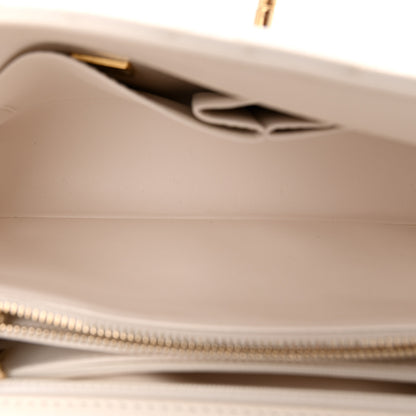 Chanel Caviar Quilted Small Coco Handle Flap White 5 of 11