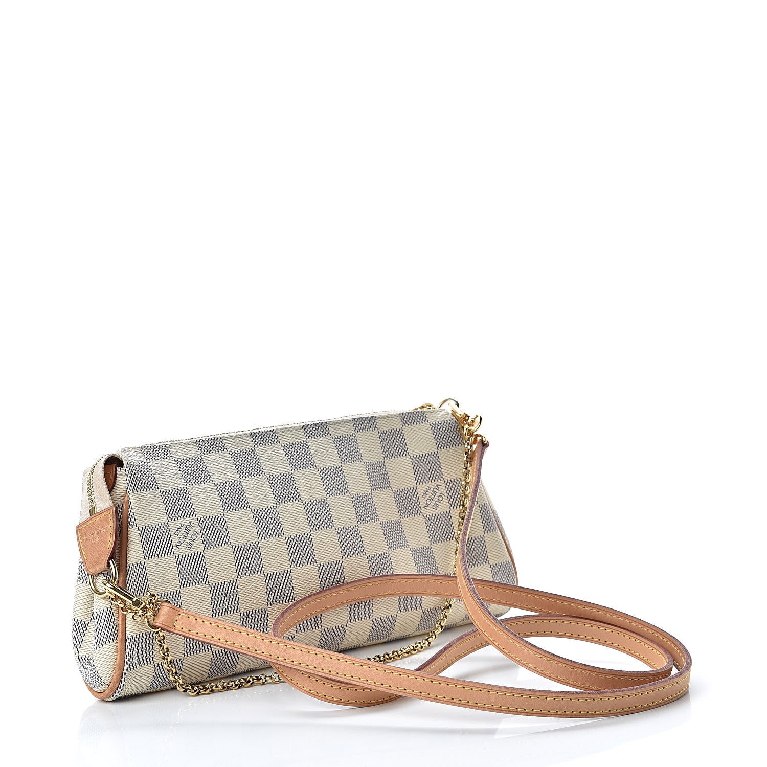 Louis Vuitton Damier Azur Eva Clutch 3 of 13
