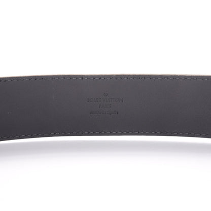 Louis Vuitton Suede Calfskin Mini Damier 40mm LV Initiales Belt 85 34 Grey 4 of 9