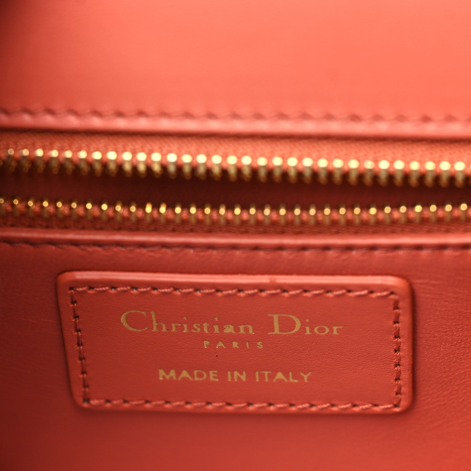 Christian Dior Smooth Calfskin 30 Montaigne Flap Bag Indian Red 5 of 5
