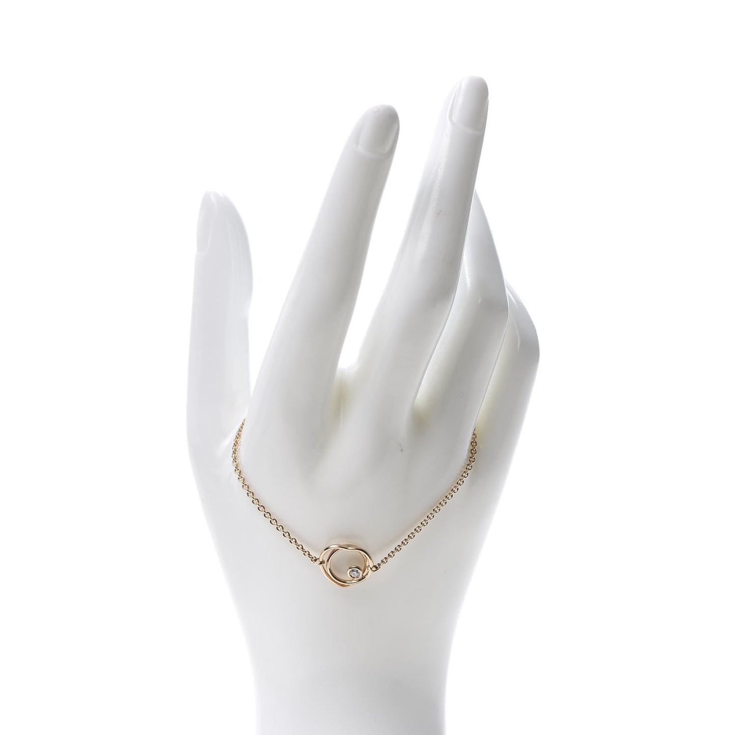 18K Rose Gold Diamond TPM Vertige Coeur Bracelet ST
