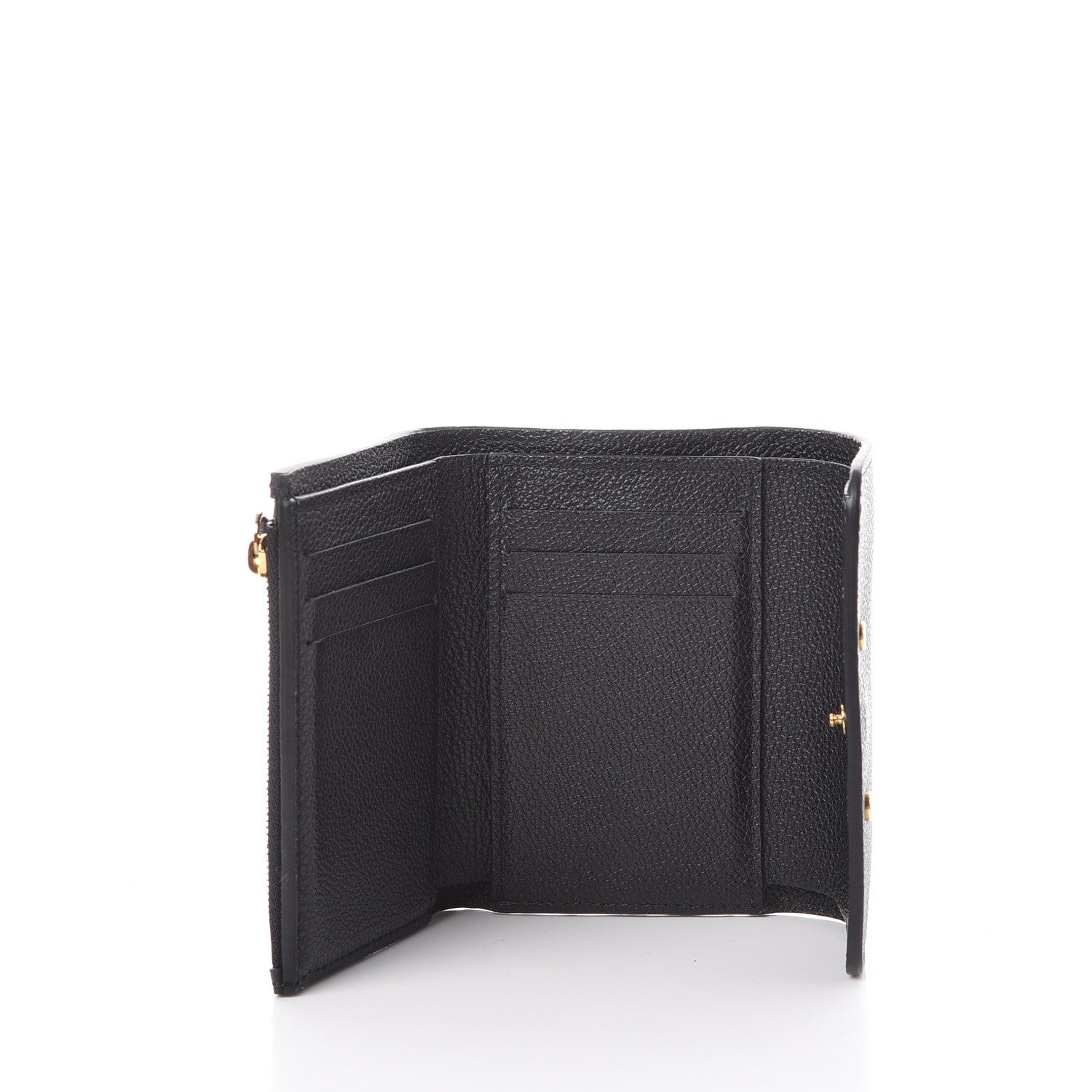 Louis Vuitton Empreinte Pont-Neuf Compact Wallet Black 5 of 8