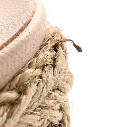 Christian Louboutin Goatskin Super Mariza 85 Espadrille Sandals 38 Leche Natural 8 of 10