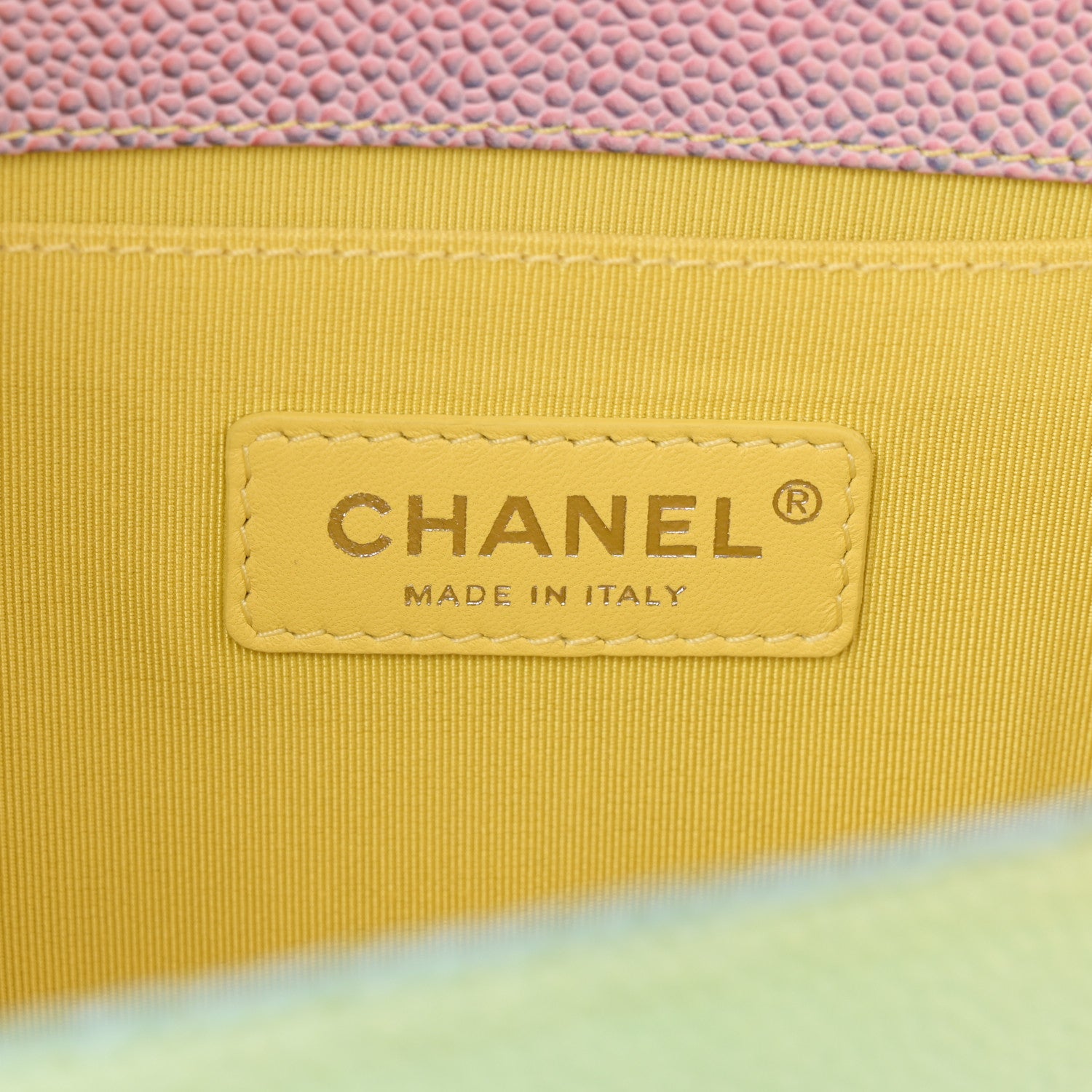Chanel Caviar Quilted Medium Cuba Rainbow Boy Flap Multicolor 6 of 12