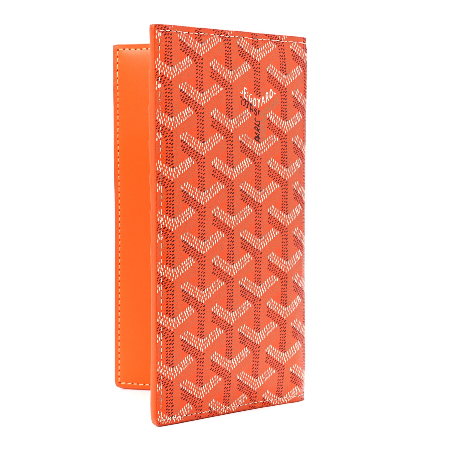 Goyard Goyardine Long Bi-Fold Wallet Orange 3 of 12