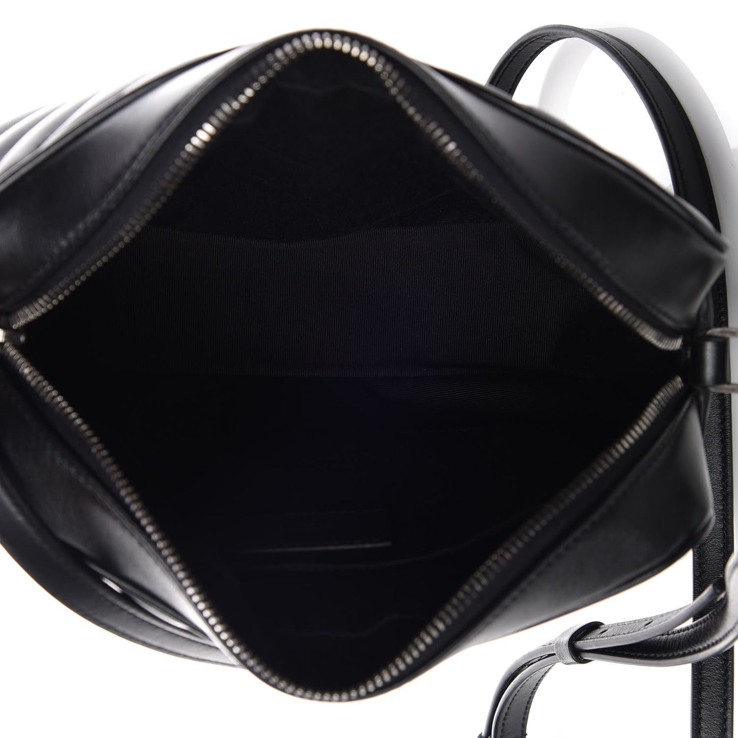 Calfskin Matelasse Monogram Lou Camera Bag Black