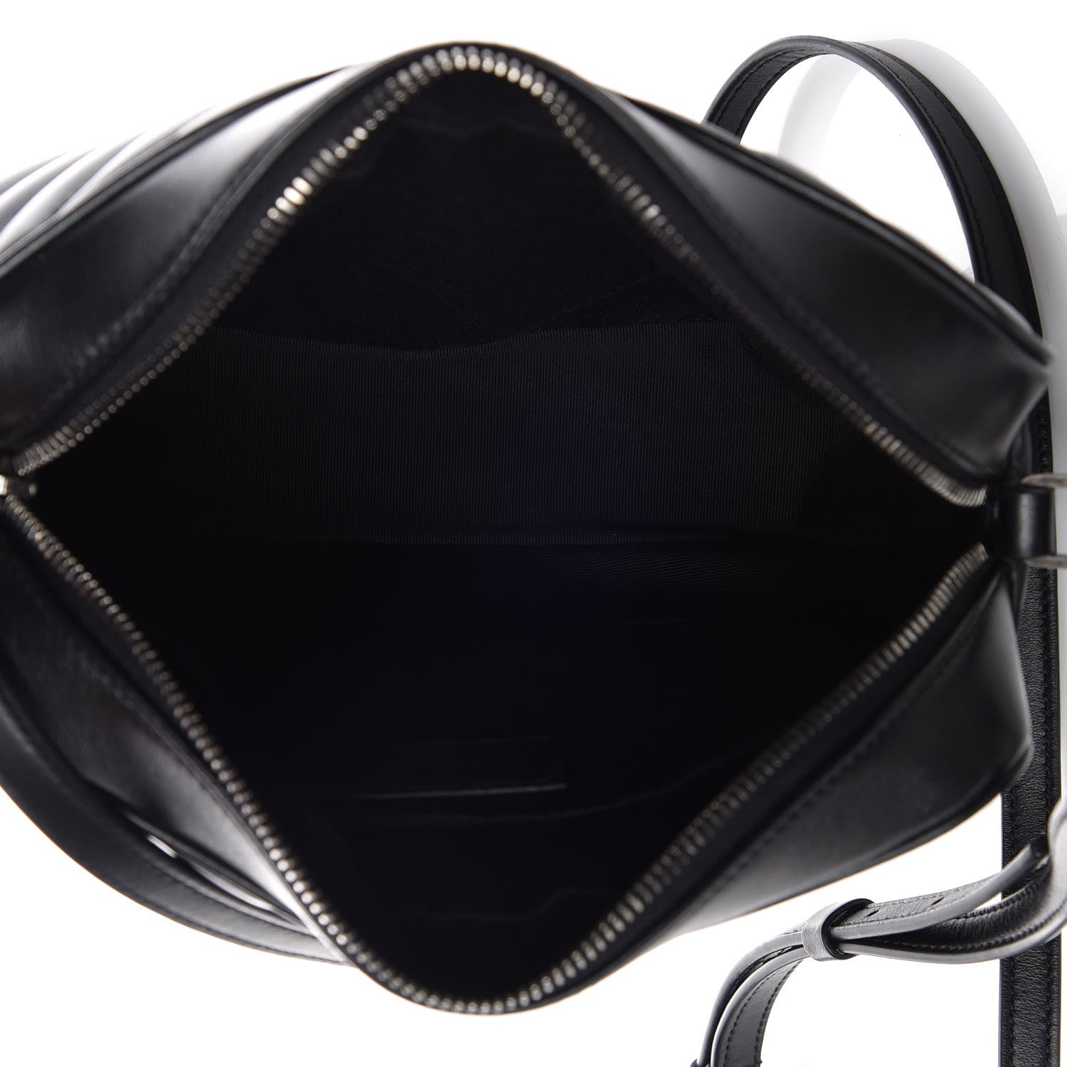 Saint Laurent Calfskin Matelasse Monogram Lou Camera Bag Black 7 of 9