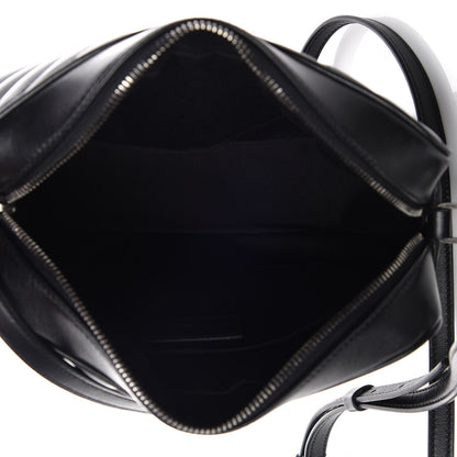 Saint Laurent Calfskin Matelasse Monogram Lou Camera Bag Black 7 of 9