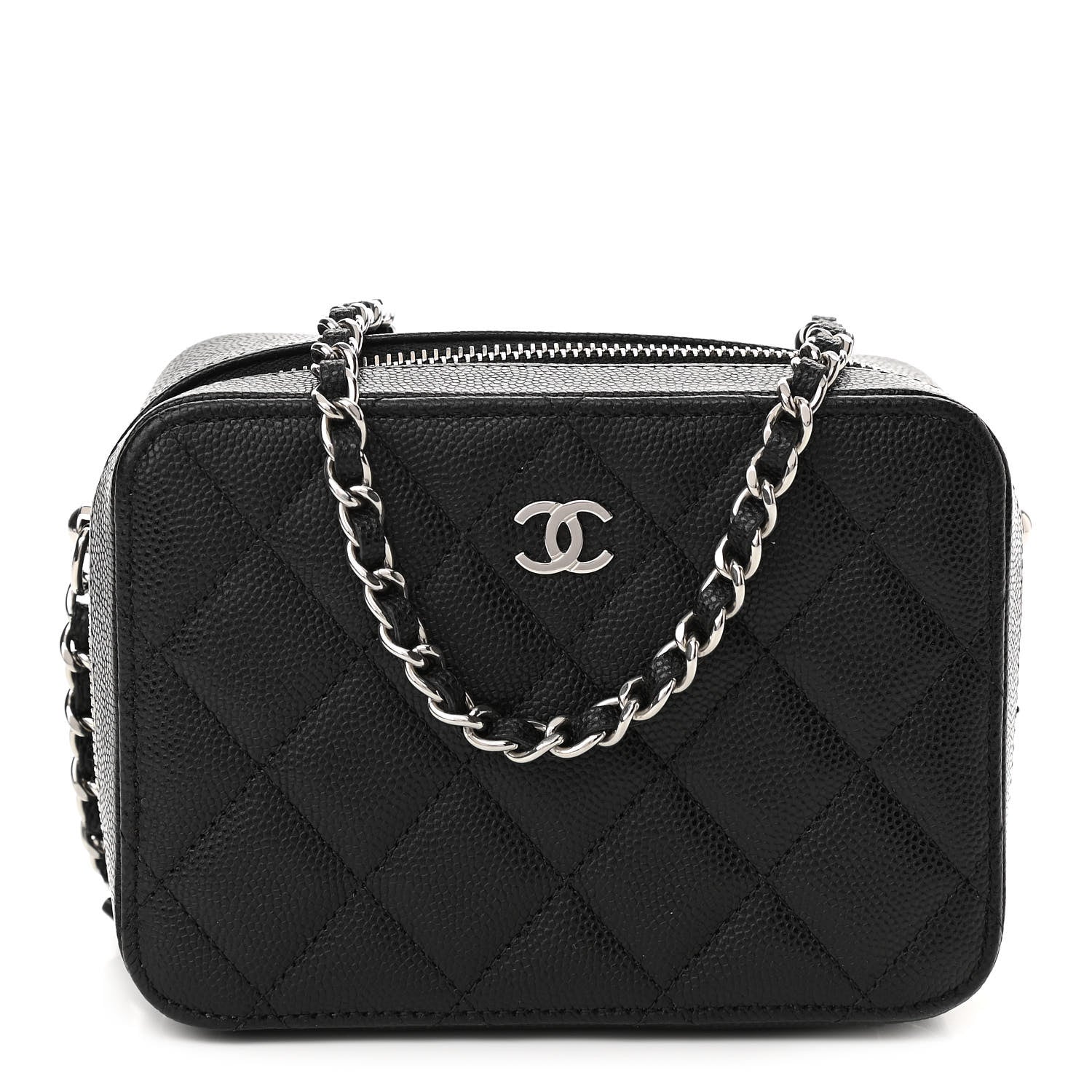 Chanel Caviar Quilted Camera Bag Black 1 of 11