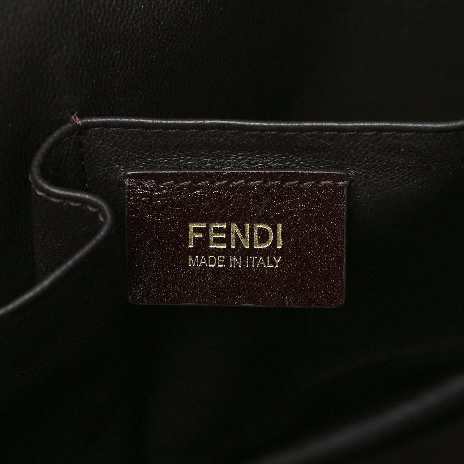 Fendi Dimpled Calfskin Classico No. 4 Tote Brown 6 of 9