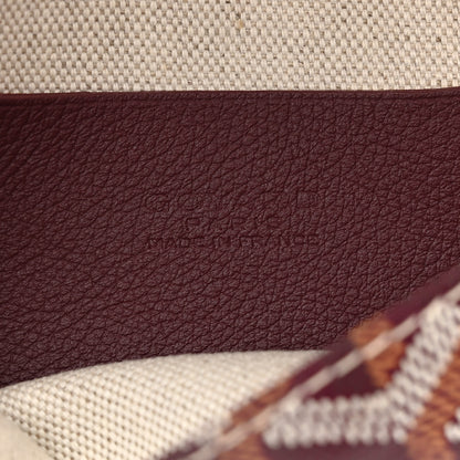 Goyard Goyardine Plumet Wallet Clutch Burgundy 7 of 12