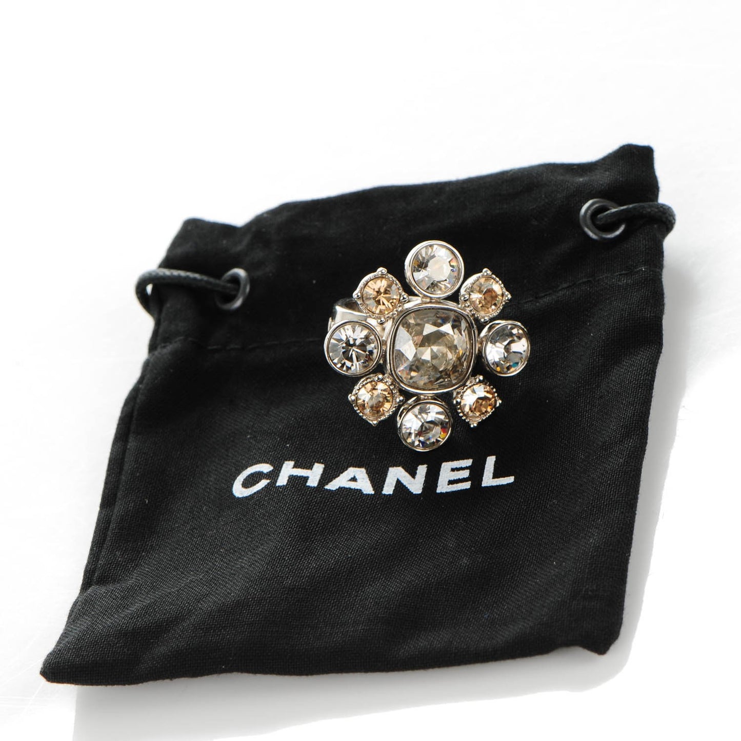 Crystal Ring 6.5 Silver