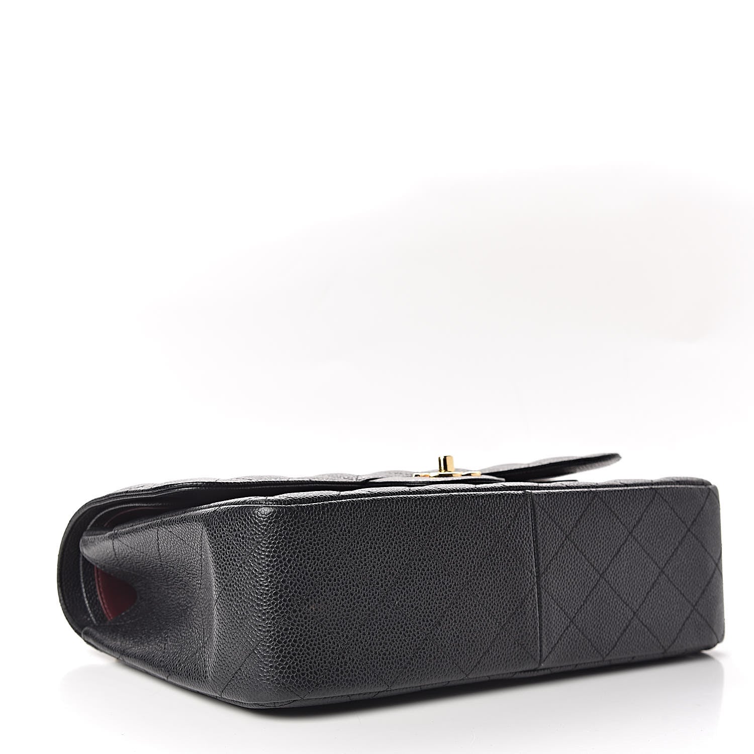 Chanel Caviar Quilted Jumbo Double Flap Black 7 of 11