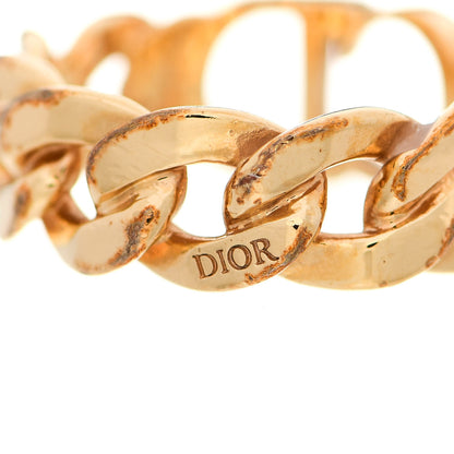 Christian Dior Metal Danseuse Etoile Chain Ring L Gold 4 of 7