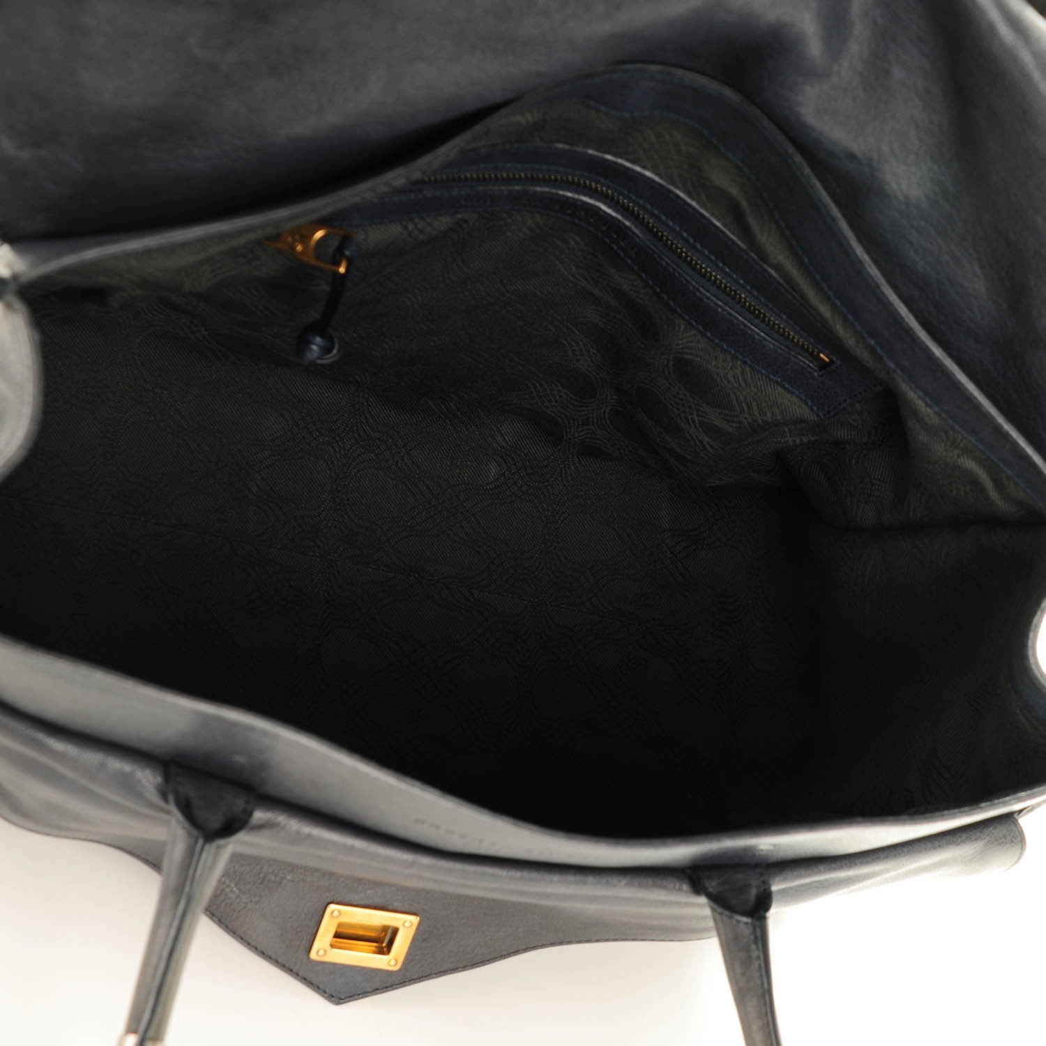 Proenza Schouler Lambskin PS1 Small Keep All Midnight 5 of 9