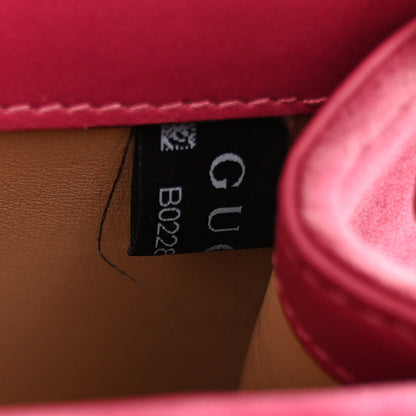 Gucci Velvet Crystal Mini Bee Broadway Shoulder Bag Light Raspberry Rose 7 of 10