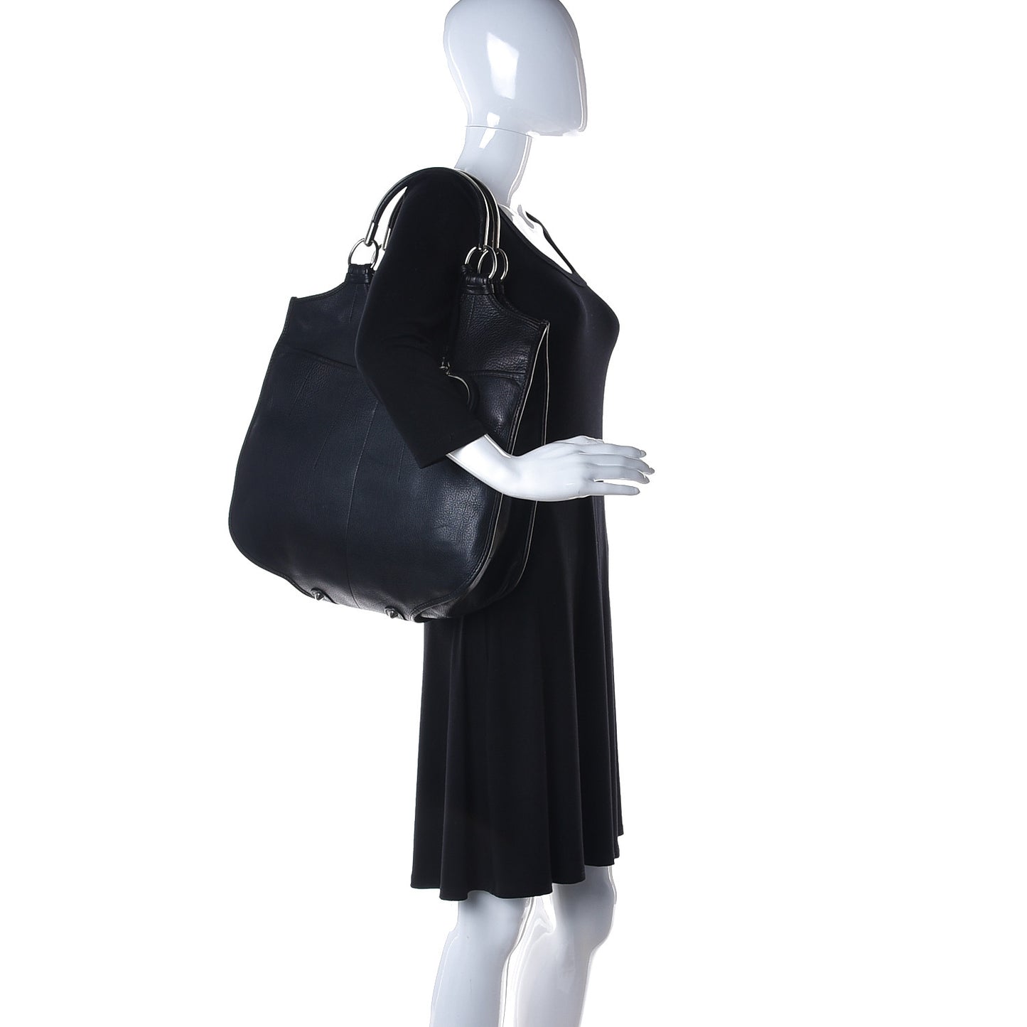 Calfskin 61 Tote Black