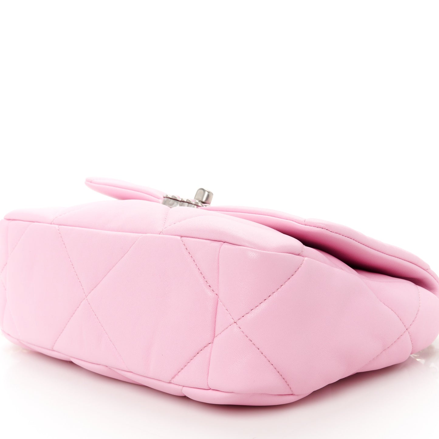 Lambskin Quilted Medium Chanel 19 Flap Pink