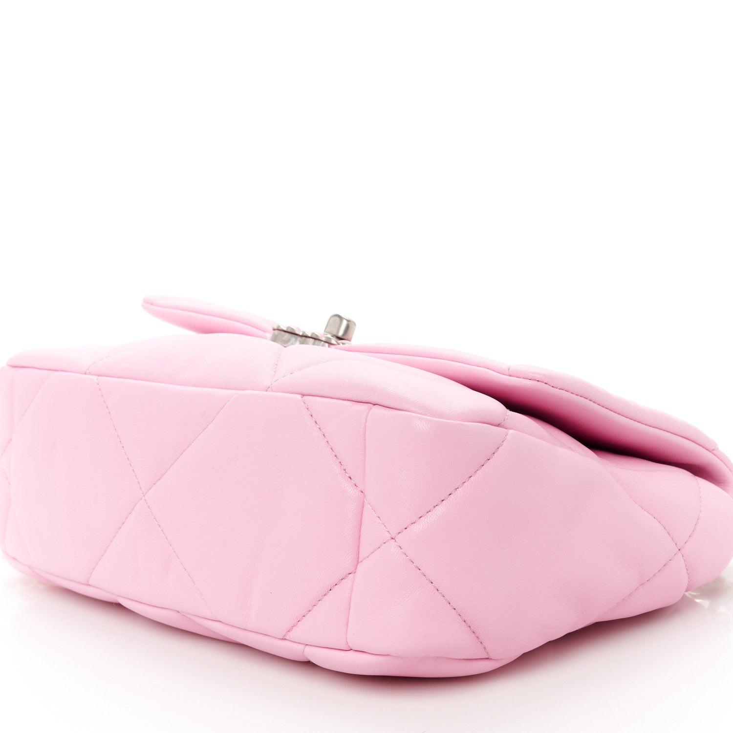 Chanel Lambskin Quilted Medium Chanel 19 Flap Pink 10 of 10