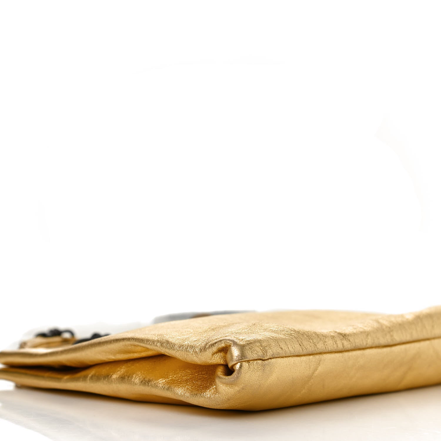Prada Metallic Nappa Crossbody Gold 8 of 11