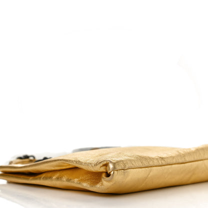 Prada Metallic Nappa Crossbody Gold 8 of 11