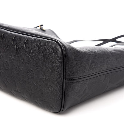 Louis Vuitton Empreinte Monogram Giant Neverfull MM Black 9 of 12