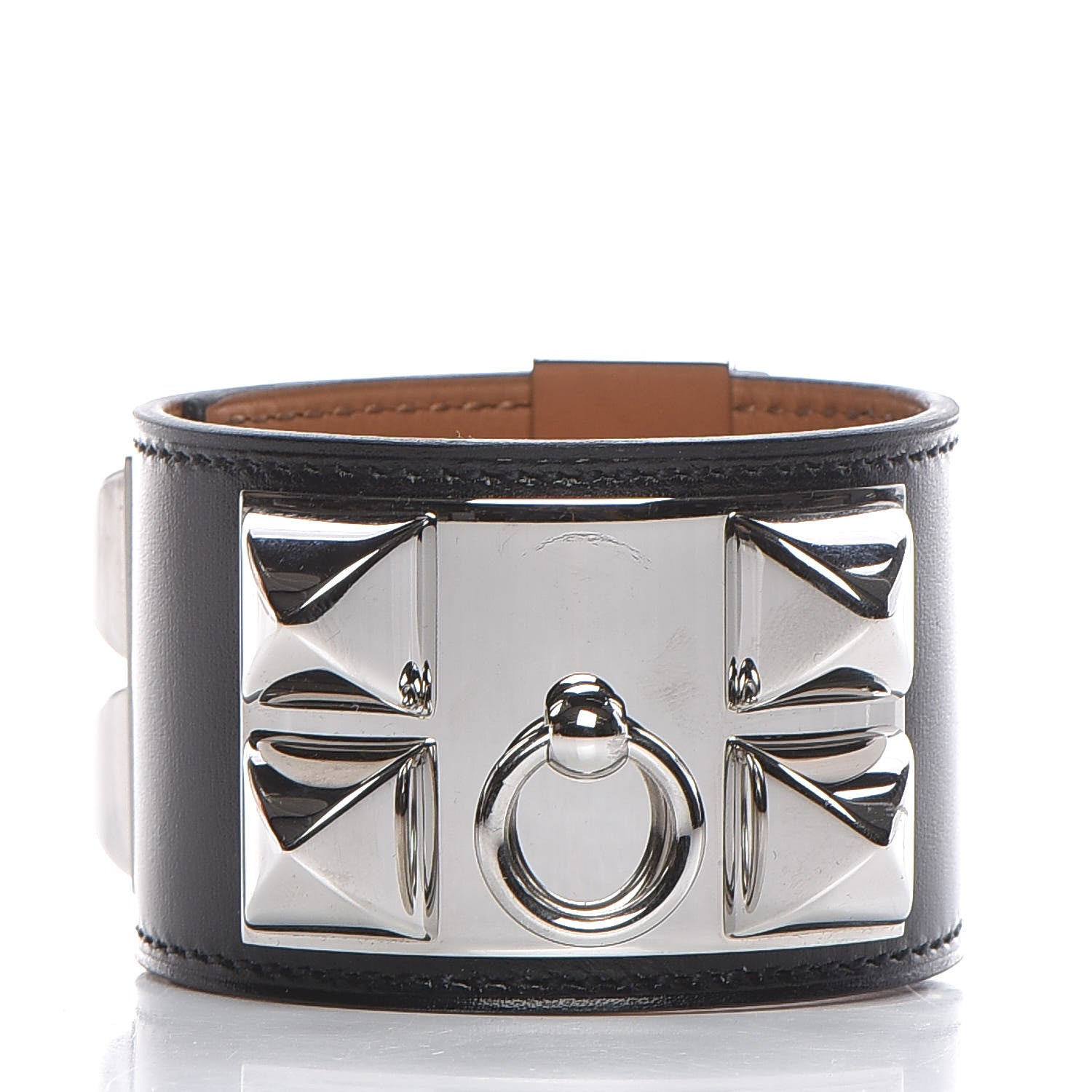 Hermes Box Collier de Chien CDC Bracelet S Black 3 of 9