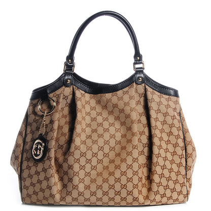 Gucci Monogram Large Sukey Tote Brown 1 of 8