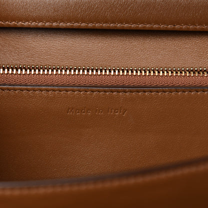 Celine Box Calfskin Medium Classic Box Flap Bag Camel 7 of 17