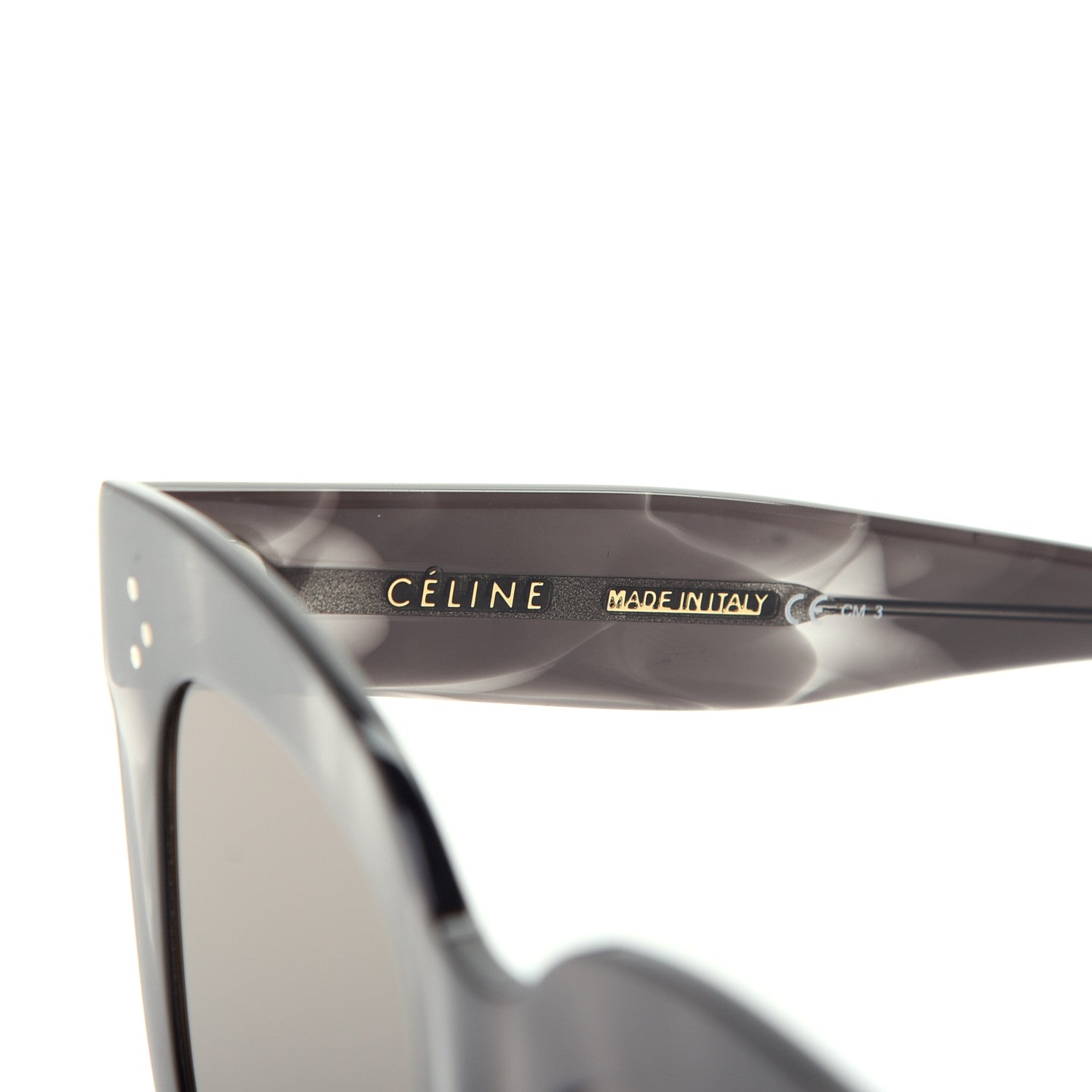 Celine Acetate Kim Sunglasses CL 41444/S Grey 5 of 7