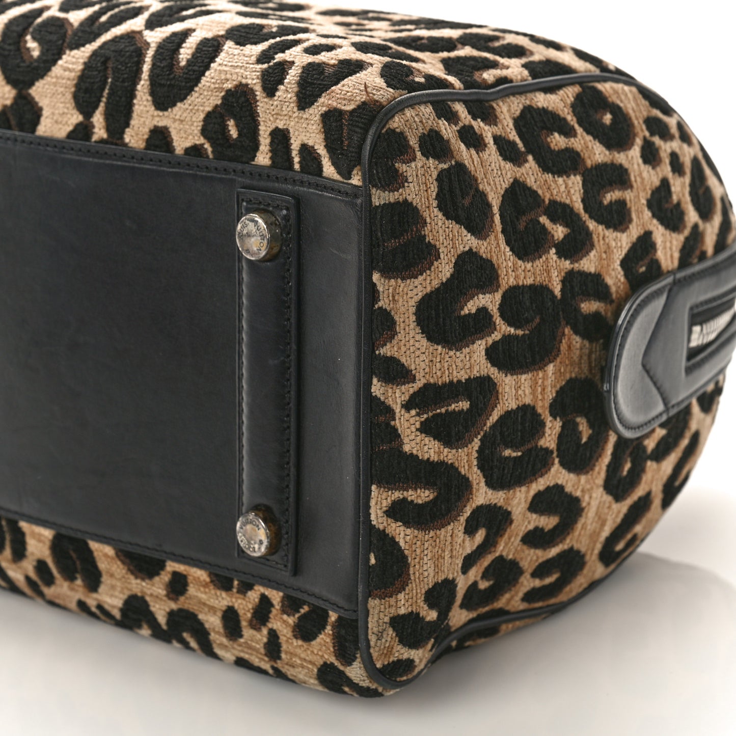Jacquard Velvet Leopard Print Stephen Sprouse Speedy