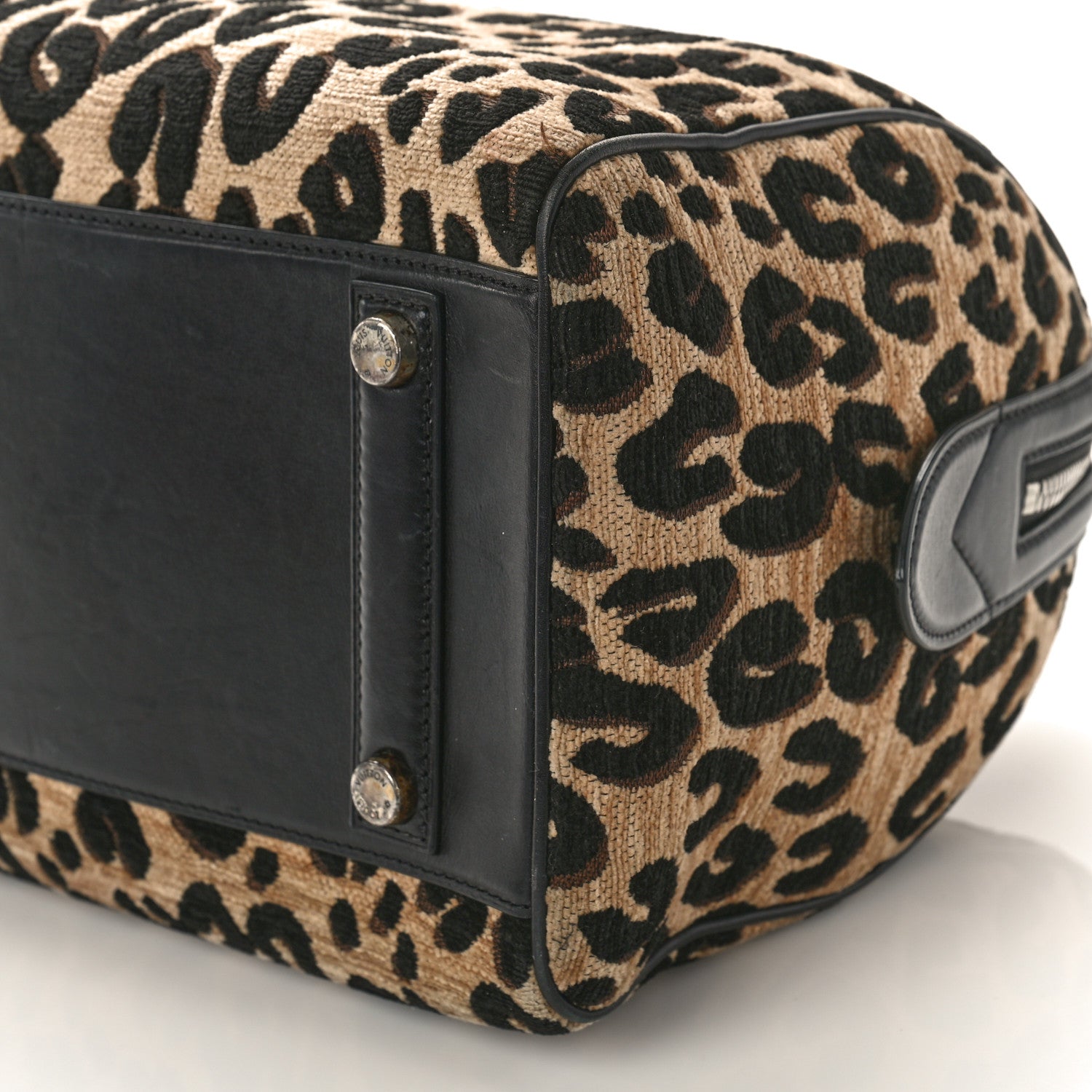 Louis Vuitton Jacquard Velvet Leopard Print Stephen Sprouse Speedy 8 of 11