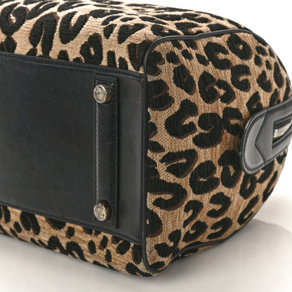 Louis Vuitton Jacquard Velvet Leopard Print Stephen Sprouse Speedy 8 of 11